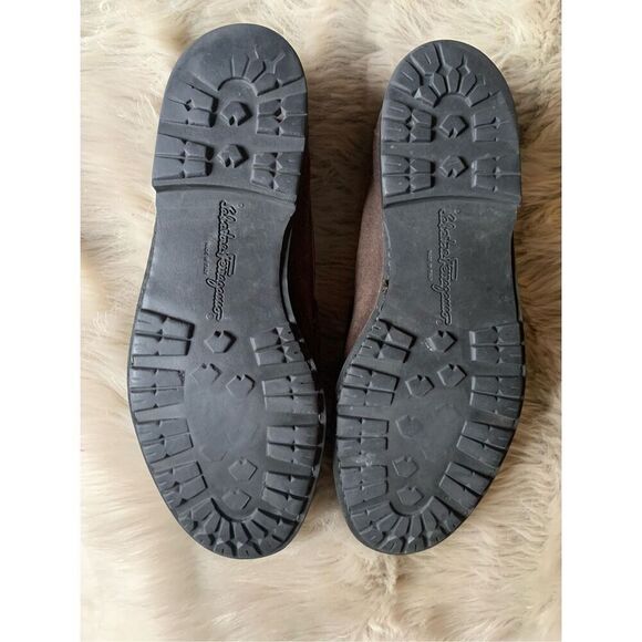 Salvatore Ferragamo Brown Suede Loafers Men's 10 D - Picture 11 of 11